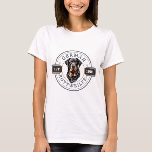 T-shirt Rottweiler féminin (Devant)