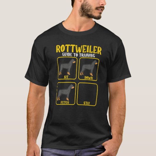 T-shirt rottweiler guide to training dogs rottweiler mom d (Devant)