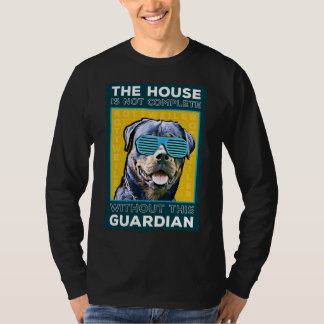 T-shirt Rottweiler Le Gardien De La Maison
