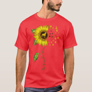 T-shirt Rottweiler Maman Sunflower Rottweiler Lover Don Do