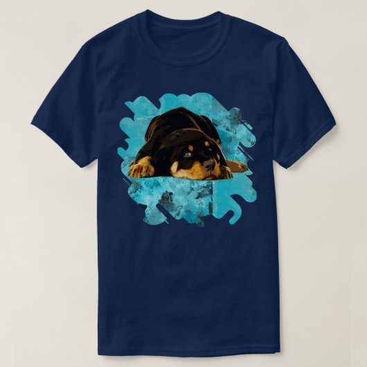 T-shirt Rottweiler Metzgerhund Puppy (Design devant)