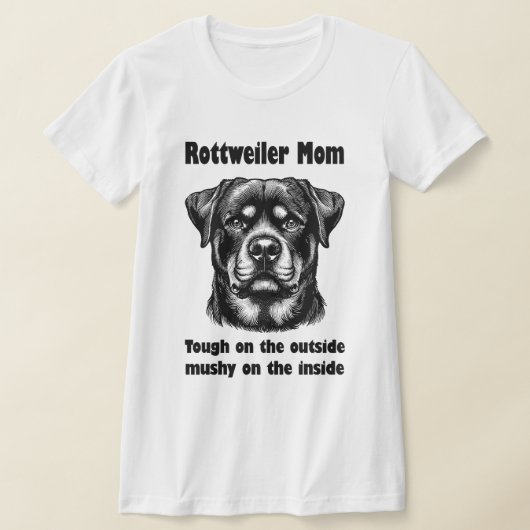 T-shirt Rottweiler Mom- Rotti (Poser)