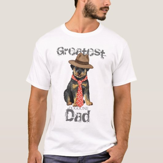 T-shirt Rottweiler Papa (Devant)