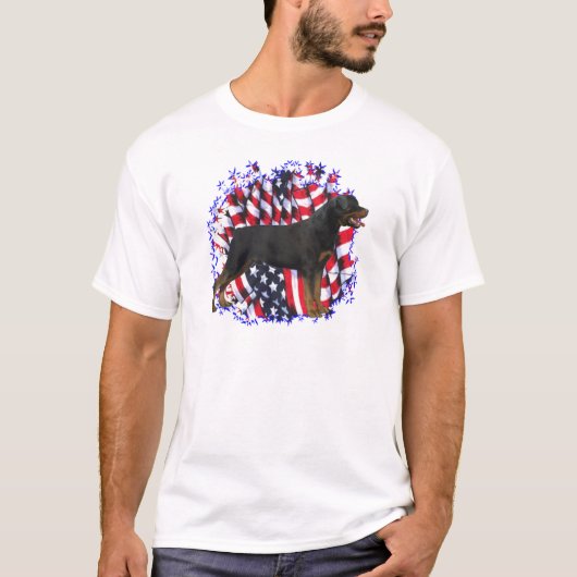 T-shirt Rottweiler Patriot (Devant)