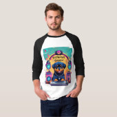 T-SHIRT ROTTWEILER RECORDS MANCHES LONGUES DEUX TONS 1 (Devant entier)
