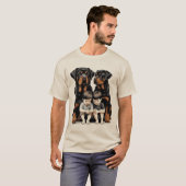 T-shirt Rottweilers As Loyal Guardians Of Kids (Devant entier)