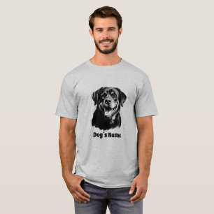 T-shirt Rottweilers noir et blanc Silhoutte