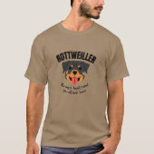 T-shirt Rottweiller l'ami le plus loyal (Devant)