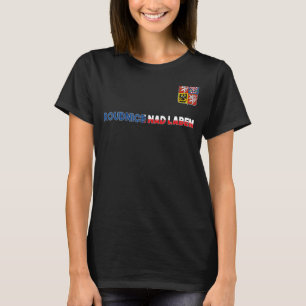 T-shirt Roudnice Et Labem République Tchèque Coeur Drapeau