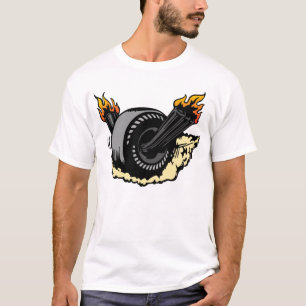 T-shirt Roue 00297 brûlante
