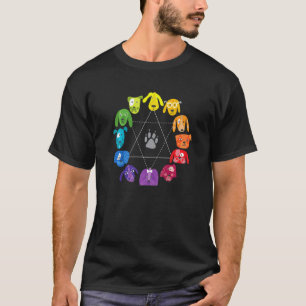 T-shirt Roue chromatique Art éducatif Enseignant Thème Chi