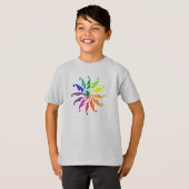 T-shirt - Roue chromatique graphique (Devant entier)