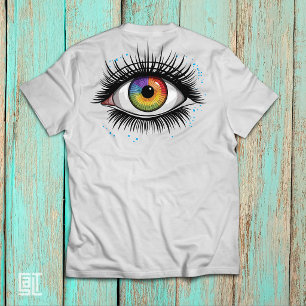 T-shirt Roue chromatique Œil Conception Art Éducation Théo