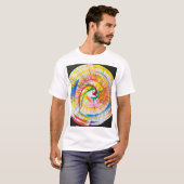 T-SHIRT ROUE COLORÉE (Devant entier)