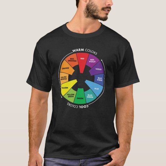 T-shirt Roue couleur - Couleurs primaires, secondaires et (Devant)