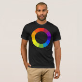T-shirt roue de couleur (Devant entier)