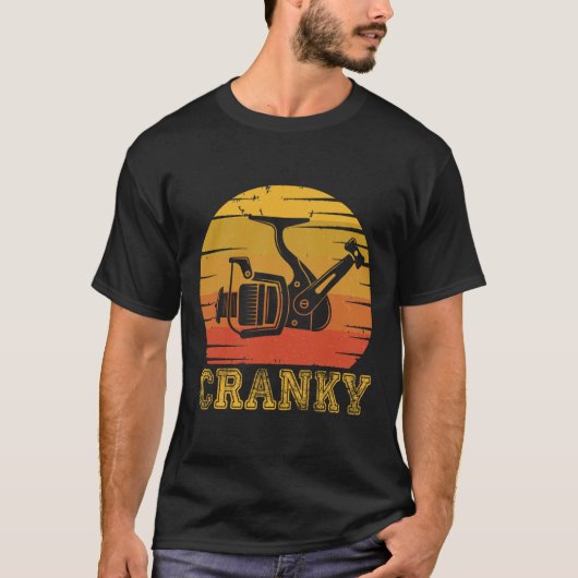 T-shirt Roue de pêche vintage (Devant)