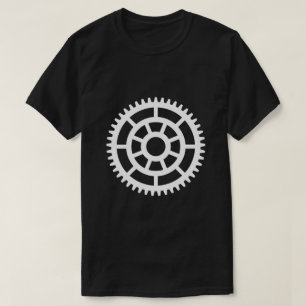 T-shirt Roue d'engrenage - Rayons concentrés