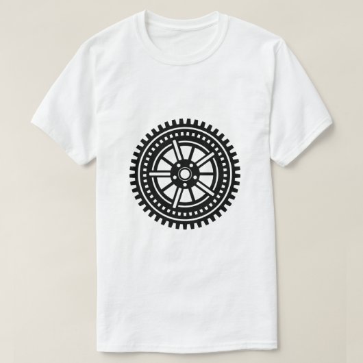 T-shirt Roue Dentée - Complexe 10 Rayons (Design devant)