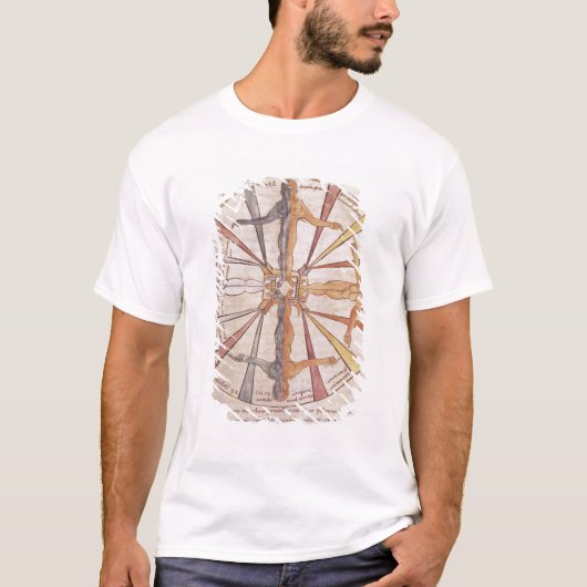 T-shirt Roue des saisons et des mois (Devant)