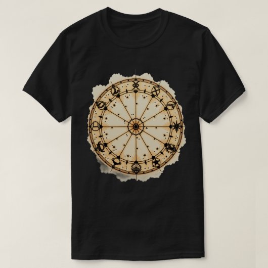 T-shirt Roue du zodiaque (Design devant)