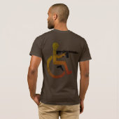 T-shirt Roue et armée - Pas de cercle, Multi - Fabriqué au (Dos entier)
