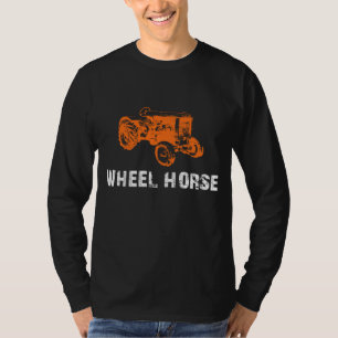 T-shirt Roue Horse Jardin Tracteur Pour Hommes Graphisme V