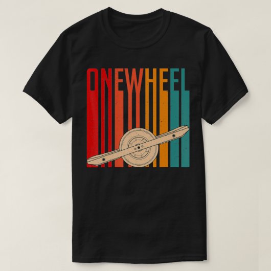 T-shirt Roue rétro Vintage à roue (Design devant)