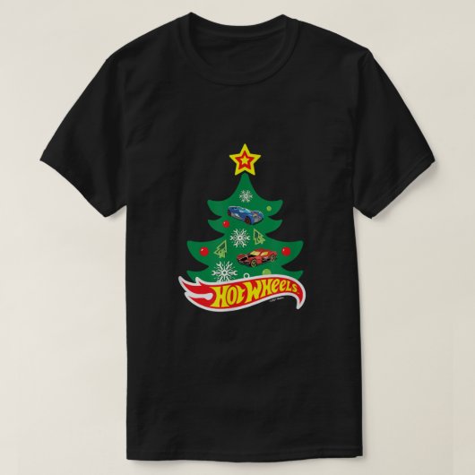T-shirt Roues chaudesRoues chaudes Arbre de Noël (Design devant)