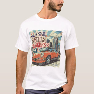 T-shirt Roues classiques, sensations intemporelles - Voitu