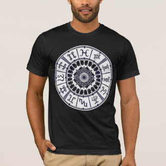 T-shirt Roues des signes du zodiaque céleste Mandala Art g