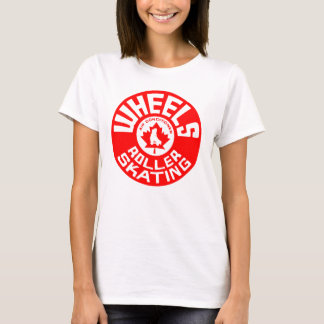 T-shirt Roues en rouge/blanc