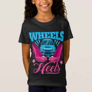 T-Shirt Roues ou talons Genre Révéler Famille