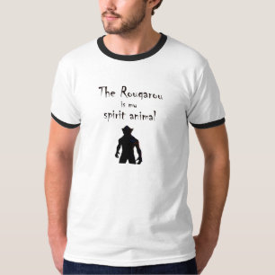 T-shirt Rougarou est mon base-ball animal T de la