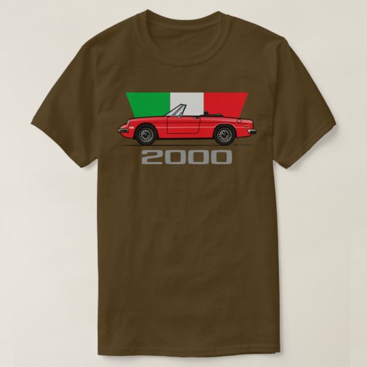T-shirt rouge 2000 (Design devant)