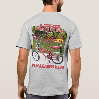T-shirt Rouge Adulte Taille Krate Style Vélo