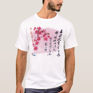 T-shirt Rouge asiatique