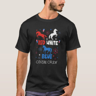 T-shirt Rouge blanc