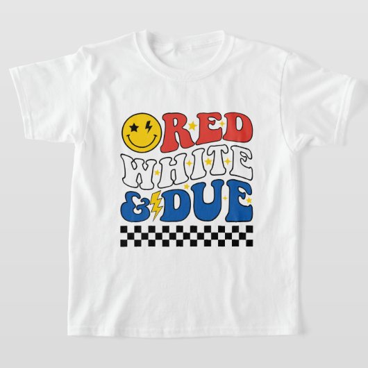 T-shirt Rouge Blanc & Due (Poser)