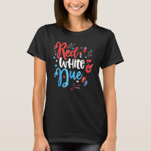 T-shirt Rouge Blanc Et 4 juillet Grossesse