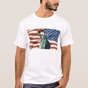 T-shirt Rouge, blanc, et bleu
