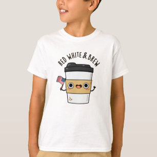 T-shirt Rouge Blanc Et Brûler Drôle Drapeau Américain Pun