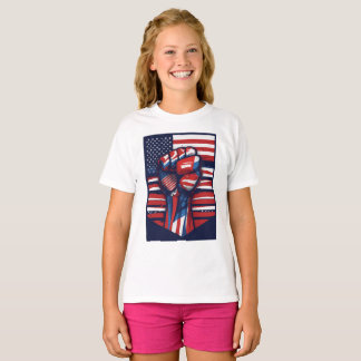 T-shirt Rouge, blanc et gras