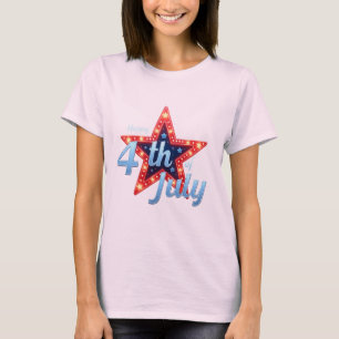 T-shirt Rouge, blanc et gras : Collection d'impression pat