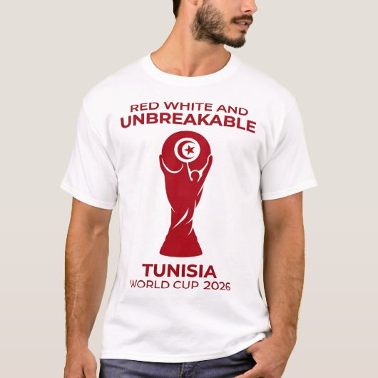T-shirt Rouge Blanc et Incassable (Devant)