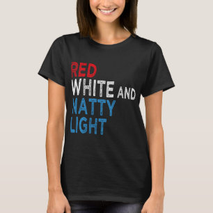 T-shirt Rouge Blanc Et Natty-light Pour Hommes Femmes Amat