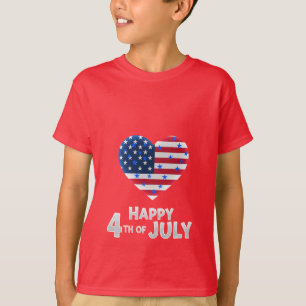 T-shirt Rouge, Blanc & Gras : Collection de impressions pa