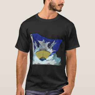 T-shirt Rouge Blanc Patriotique & Bruh Amérique Pêche Pois