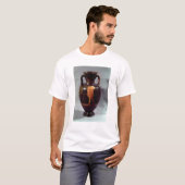 T-shirt Rouge-chiffre amphora de grenier (Devant entier)