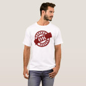T-shirt rouge correct examiné par timbre (Devant entier)